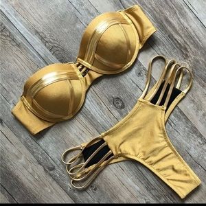 Gold bikini